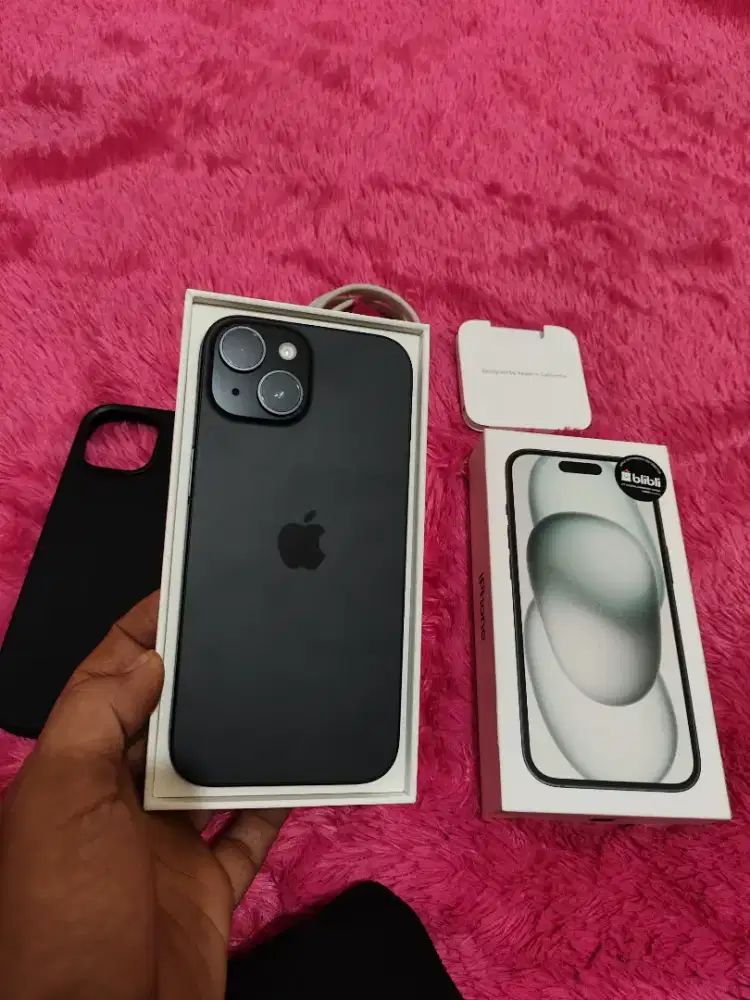 Iphone 15 ibox 256gb fullset like new