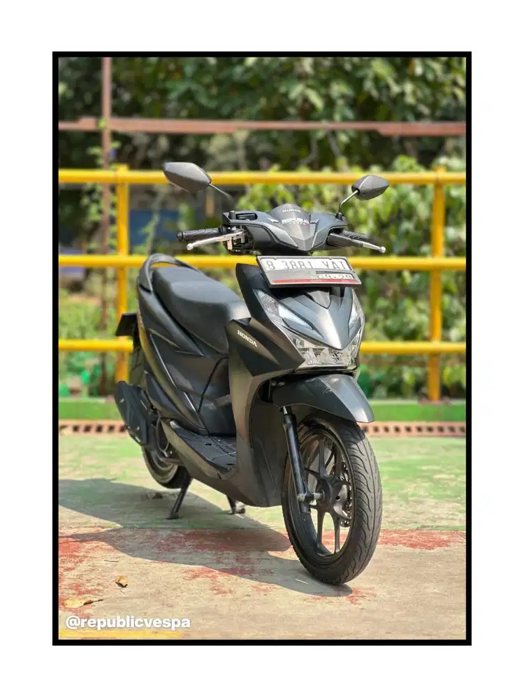 TERMURAH HONDA BEAT DELUXE SMARTKEY TH 2024 WARNA MATTE BLACK