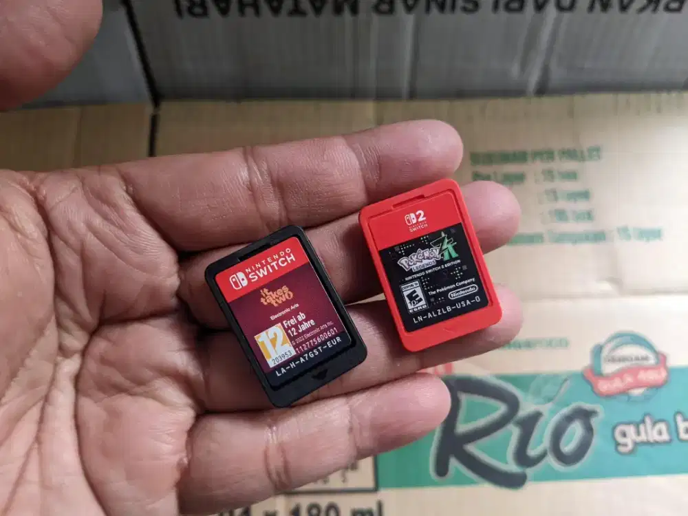 Game Cartridge Kaset Nintendo Switch Pokemon Za + It Takes Two