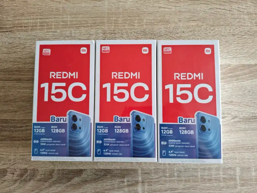 Redmi 15C 6/128 NEW RESMI