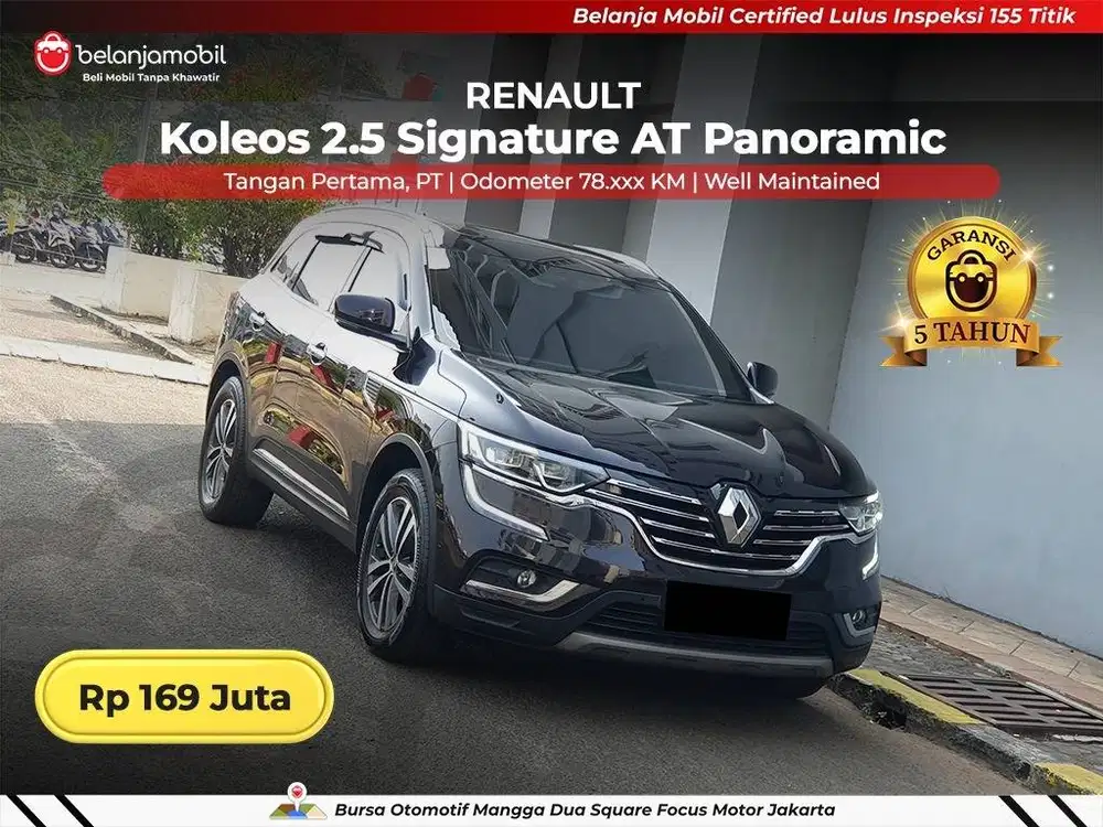 [ BERGARANSI ] Renault Koleos 2.5 Signature AT Panoramic 2019/2020
