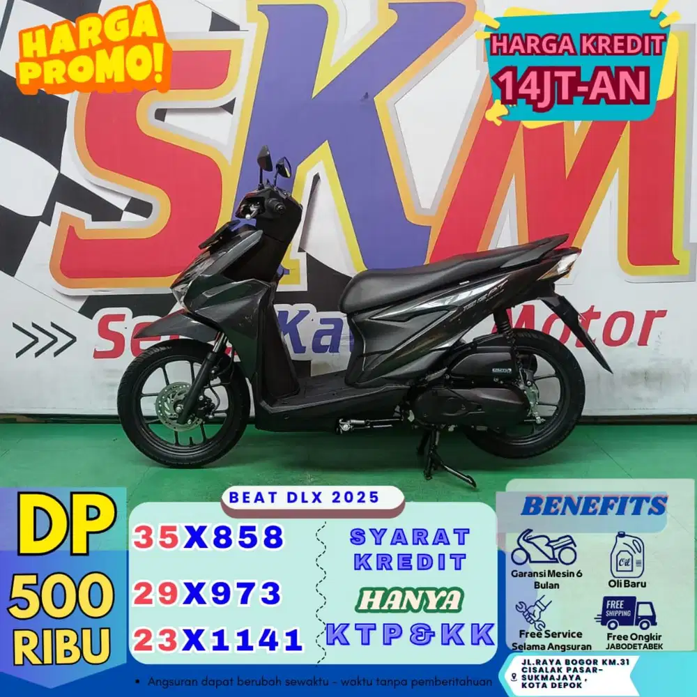 Dp 500rb - kredit proses 1hari beat deluxe 2025