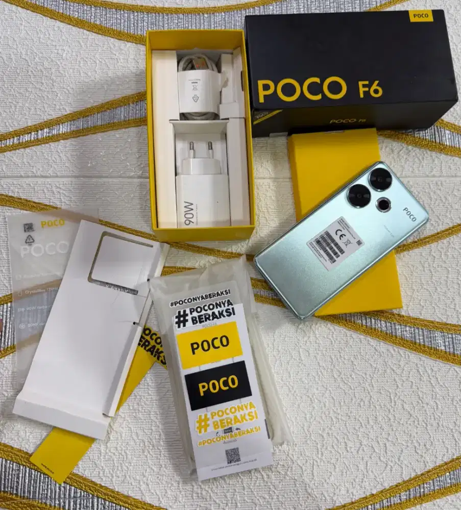 Xiaomi Poco F6 12/512GB 5G Snapdragon 8s Gen 3 Fullset Sehat Mulus