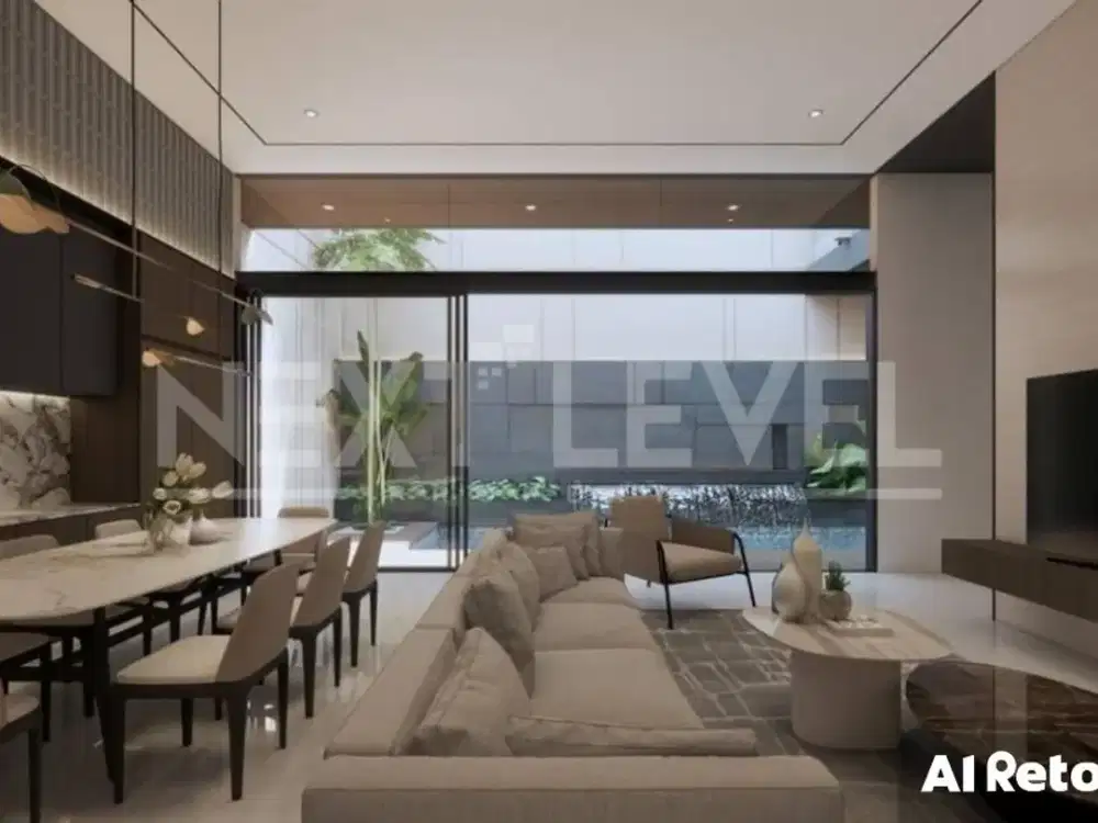 Dijual Rumah Baru Private Swimming Pakuwon Indah Minimalis Strategis Siap Huni