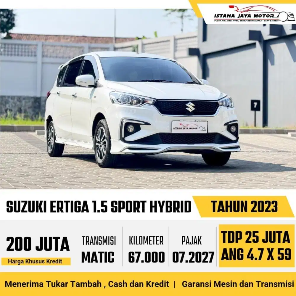 Suzuki Ertiga Sport Hybrid AT th 2023 #istana jaya motor