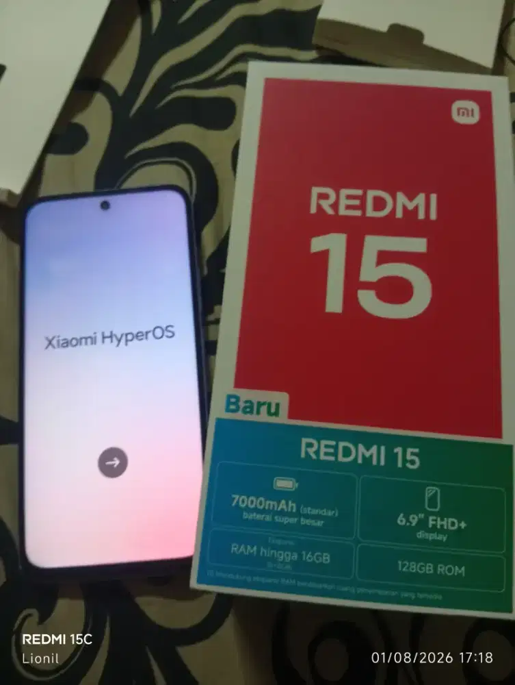 For sael Redmi 15