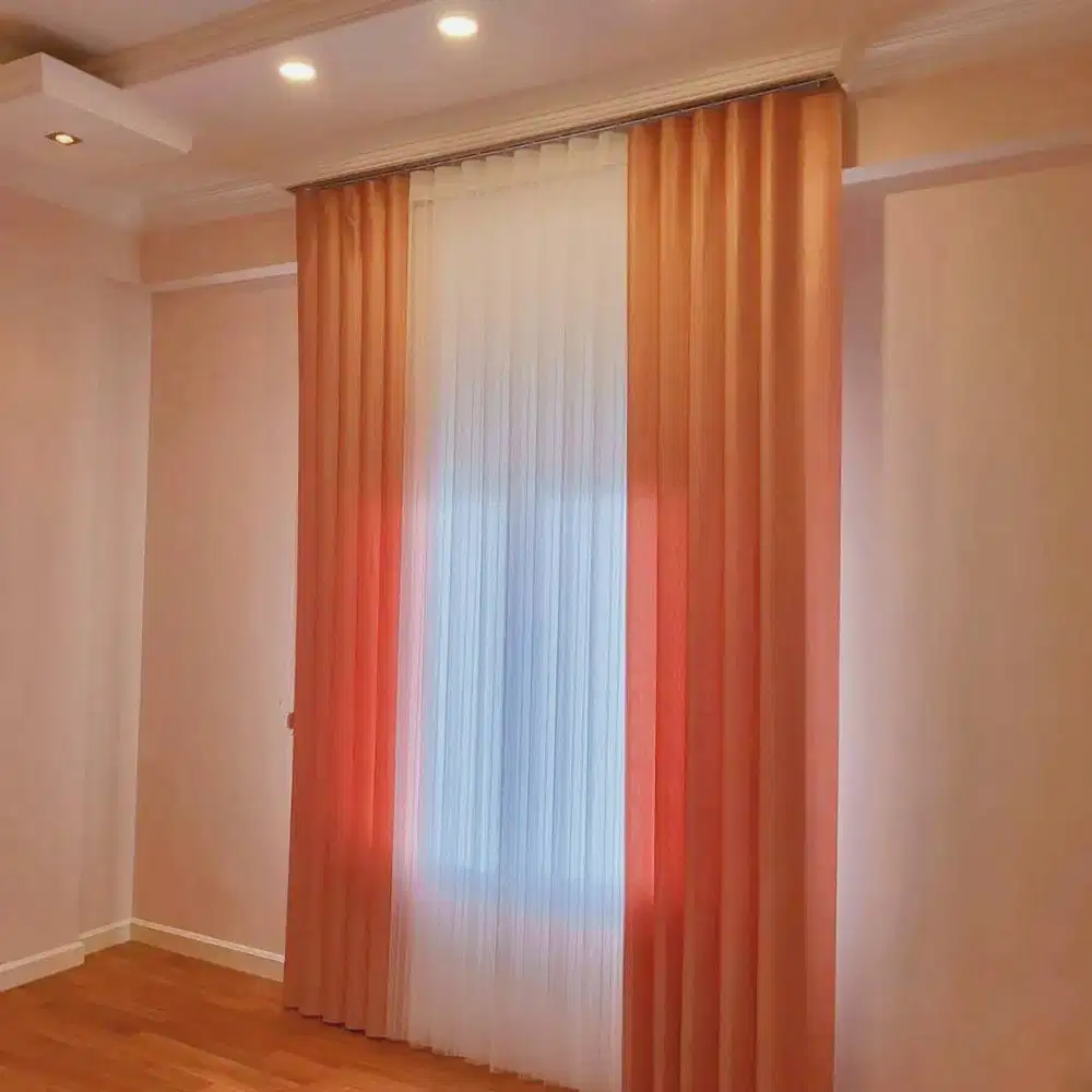 Jual gorden jendela model terbaru gorden pintu blackout gorden kantor