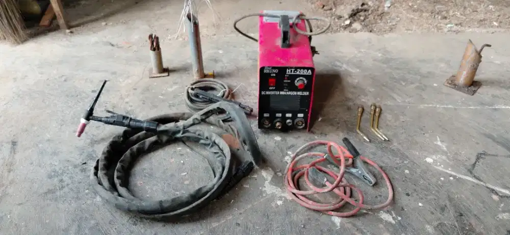 Mesin las arqon las listrik/stik mulus jarang pake