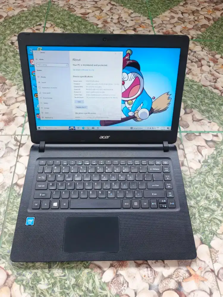 Laptop Acer Ram 10gb siap pake ktek mnus (bisa kurang)