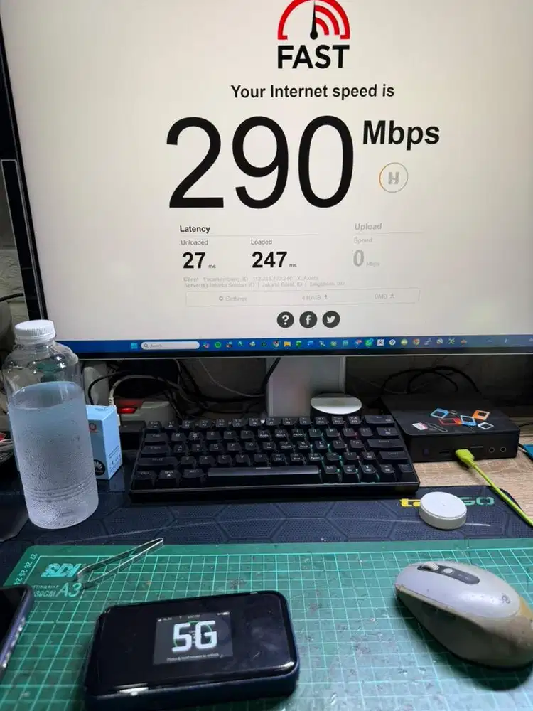 Layar Sentuh UNLOCK MODEM WIFI ZTE 5G 1800Mbps LTE ALL OPERATOR