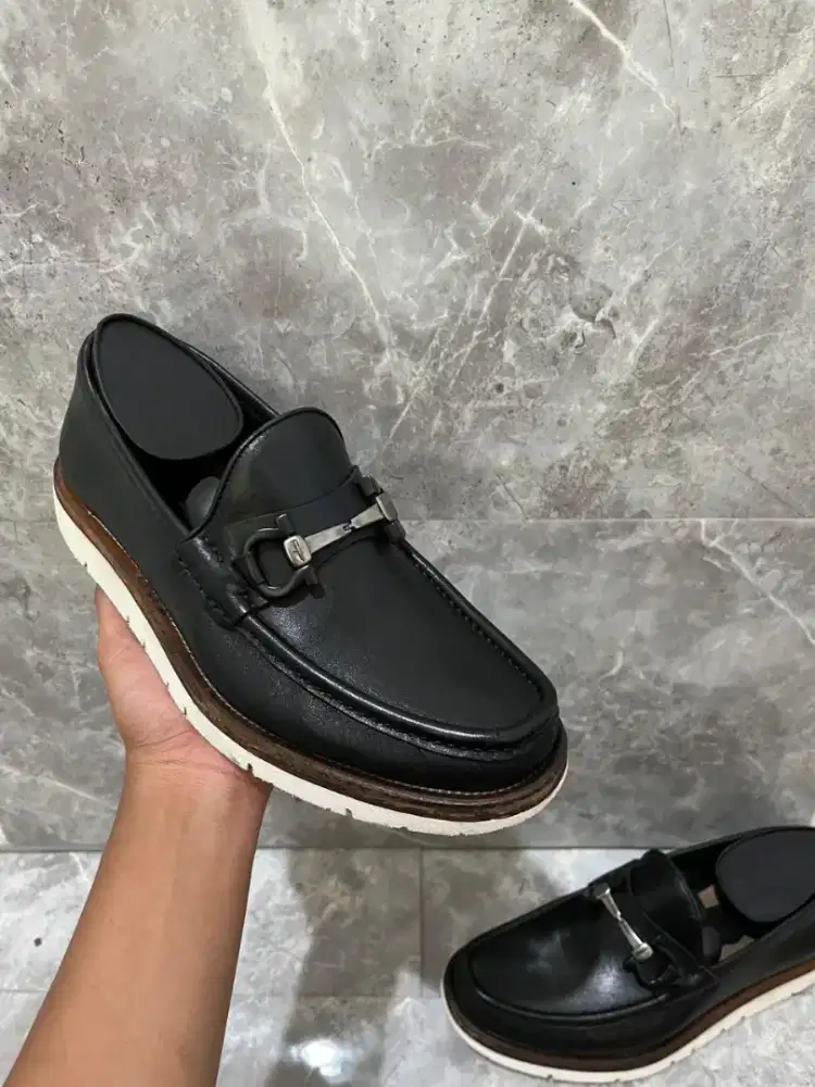 Sepatu Ferragamo Original loafers formal no bally gucci louis vuitton