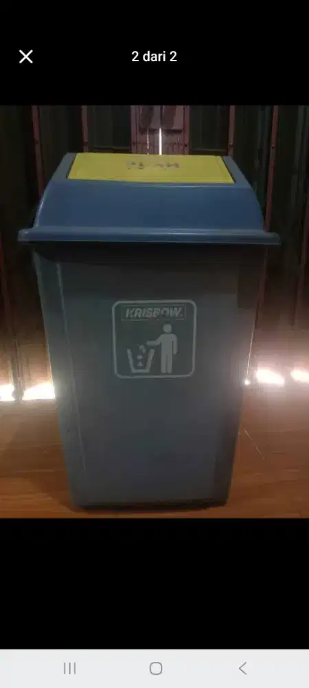Dijual bak sampah merk krisbow kondisi masih baru