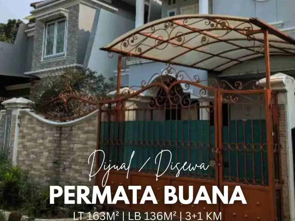 Dijual Rumah Siap Huni Taman Permata Buana Jakarta Barat