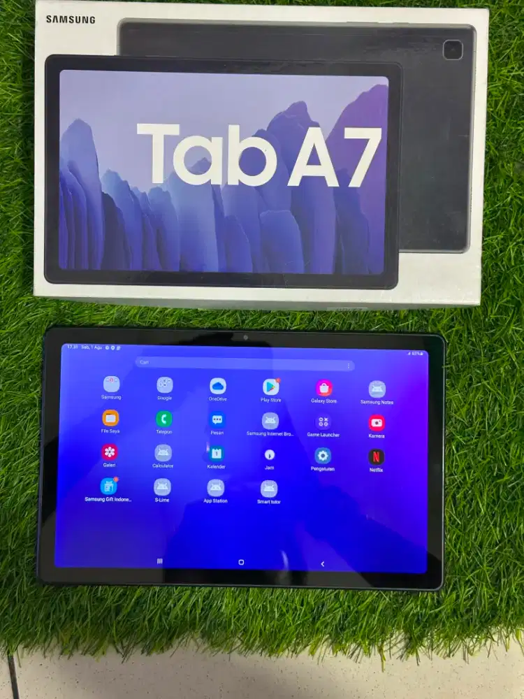 Samsung Tab A7 3/32gb lengkap