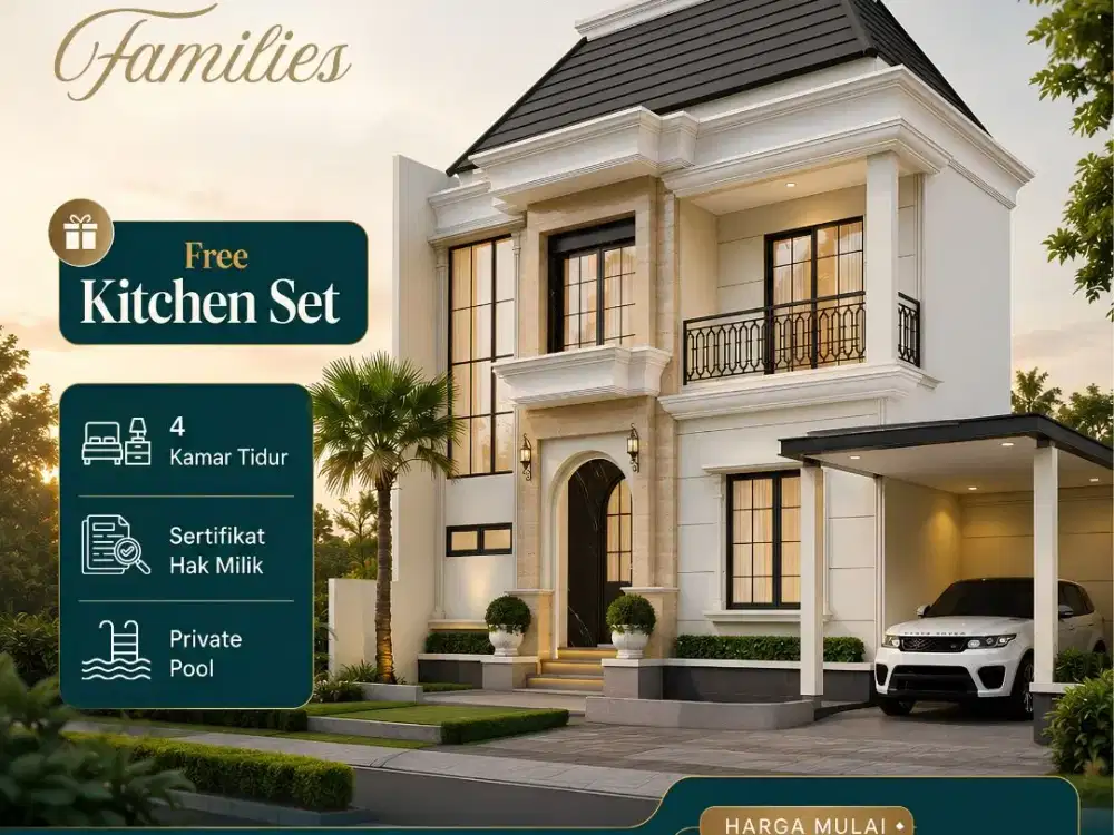 Rumah Modern Jogja Dalam Cluster 3 Kamar Tidur Fasilitas Lengkap Godean