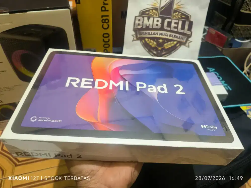 XIAOMI REDMI PAD 2. 11 inchi. Ram 4GB+128GB. WIFY I ONLY. BNIB/BARU