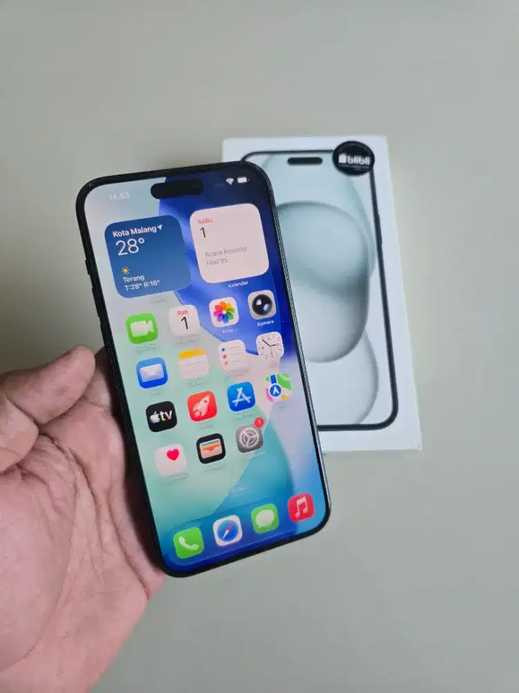 iPhone 15+ Plus 128gb Resmi Indo Fullset Normal Murah Siap Pakai