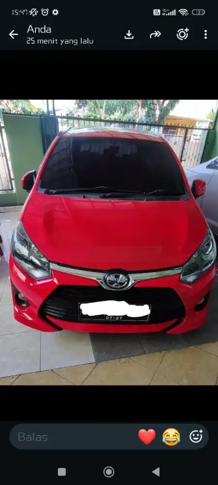 Toyota Agya G AT Tahun 2017