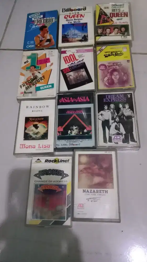 Koleksi kaset rock klasik