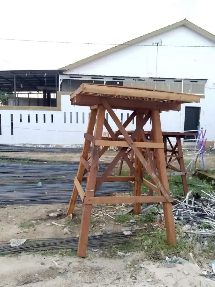 Tower tandon menara ulin tiang 10/10;tinggi 2mtr