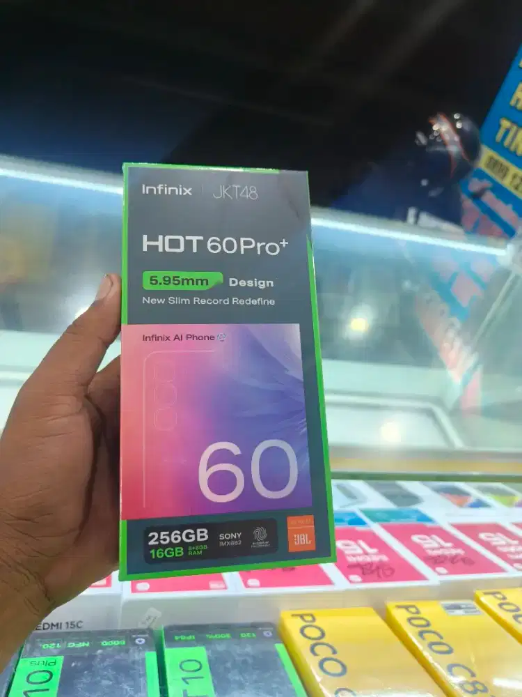 New Infinix hot 60 pro plus ram8/256 garansi resmi 1 tahun