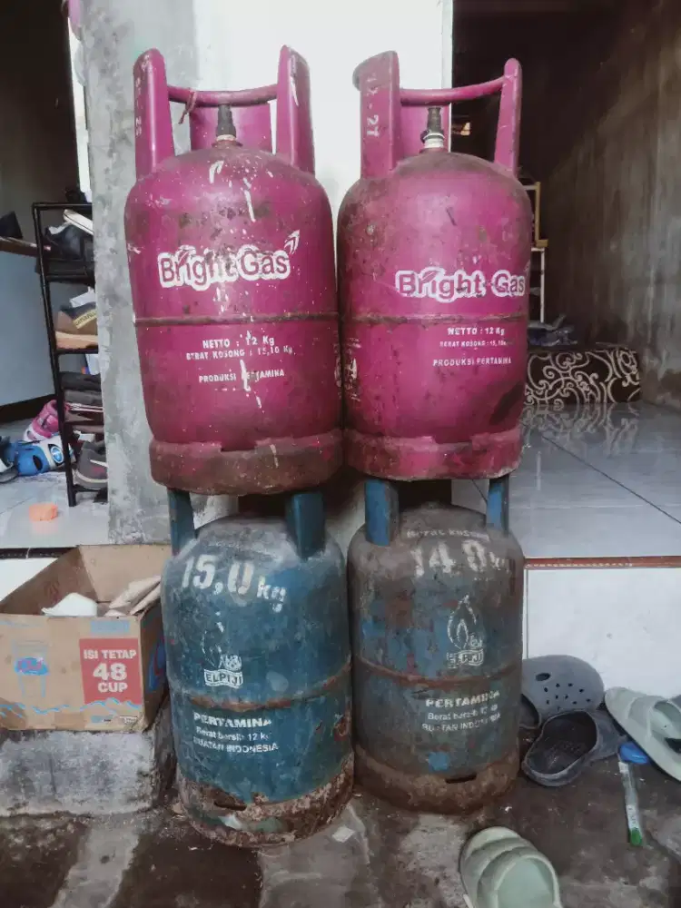 Tabung LPG elpiji bright gas 12kg
