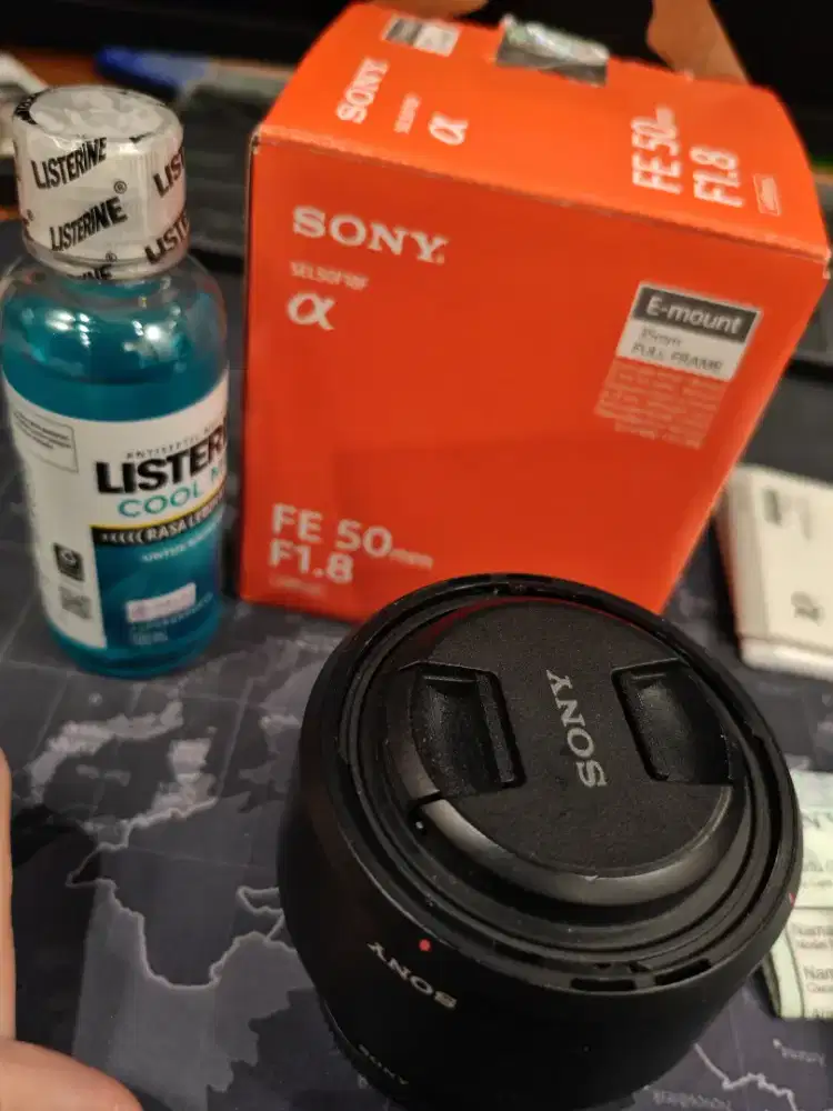 Sony FE 50 MM F1.8 lensa Sony full frame. A7 a9 zve1