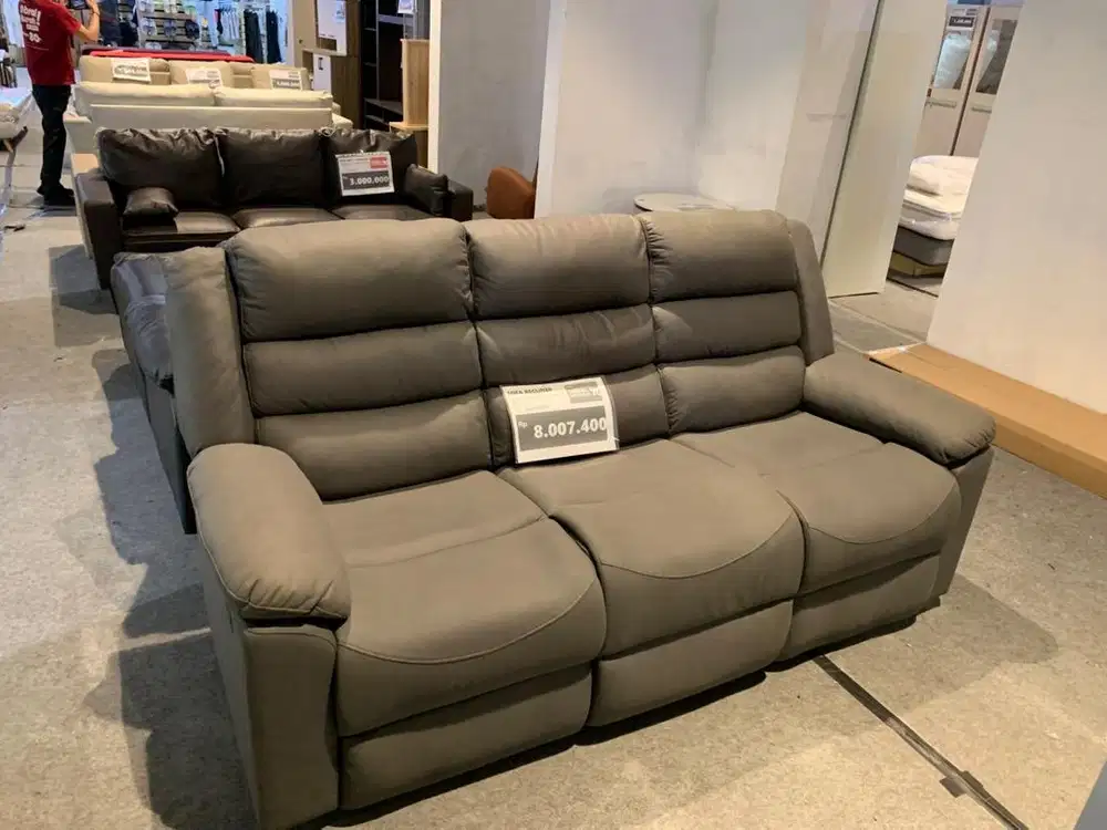 SOFA 3 SEATHER RECLINER PROMO