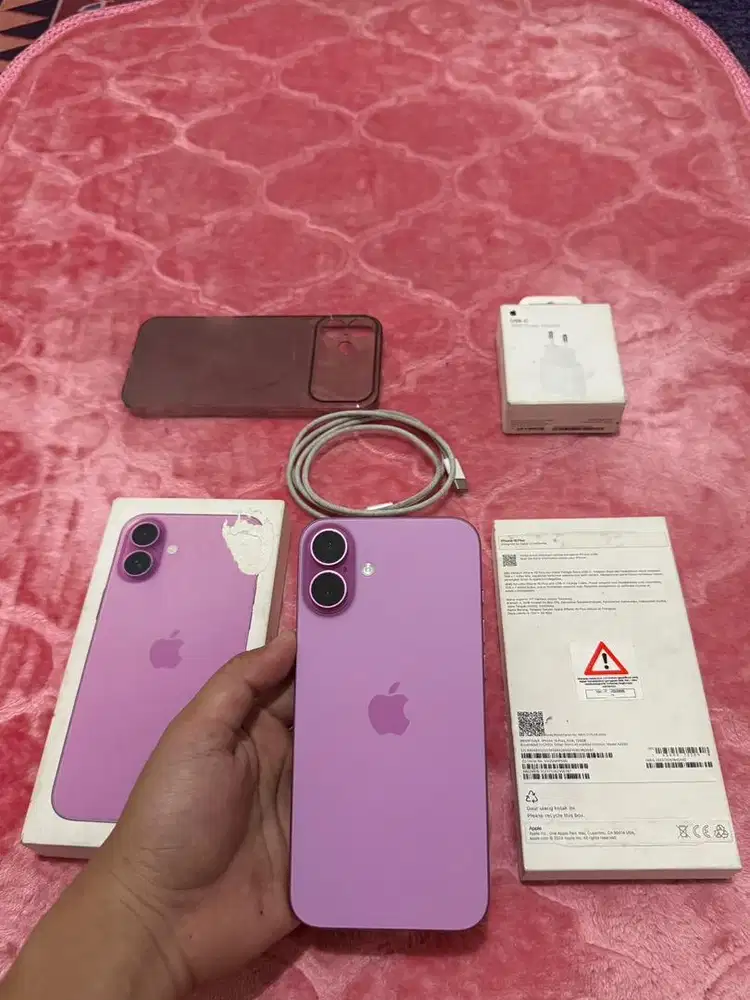 Iphone 16 plus 128gb pink blibli resmi