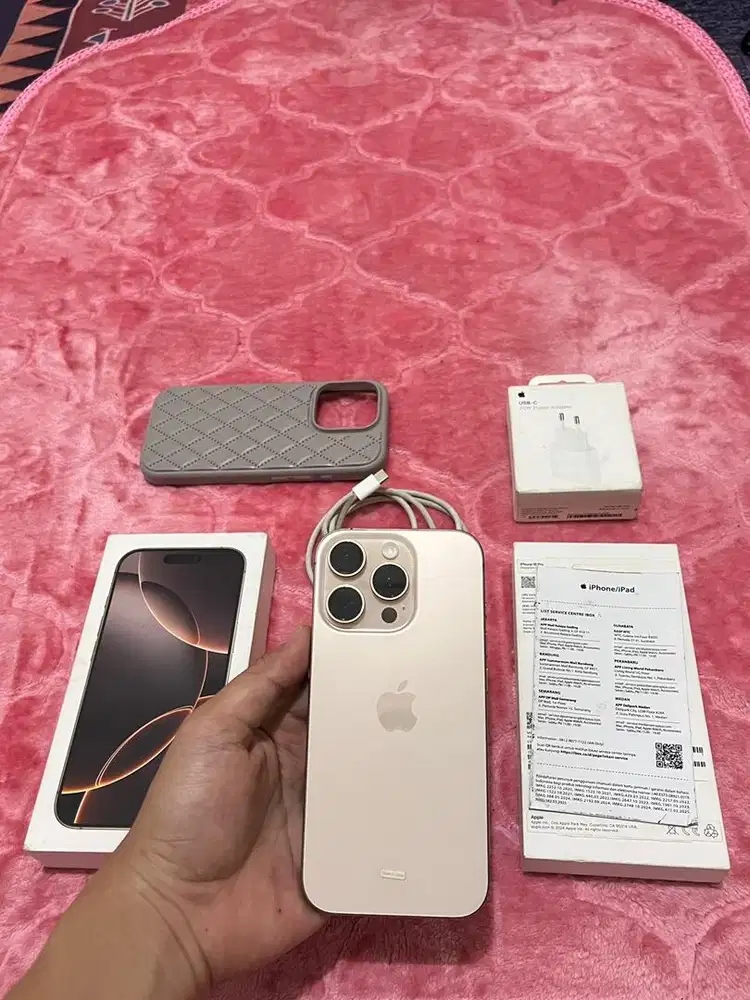 Iphone 16 pro 128gb ibox garansi on 2027