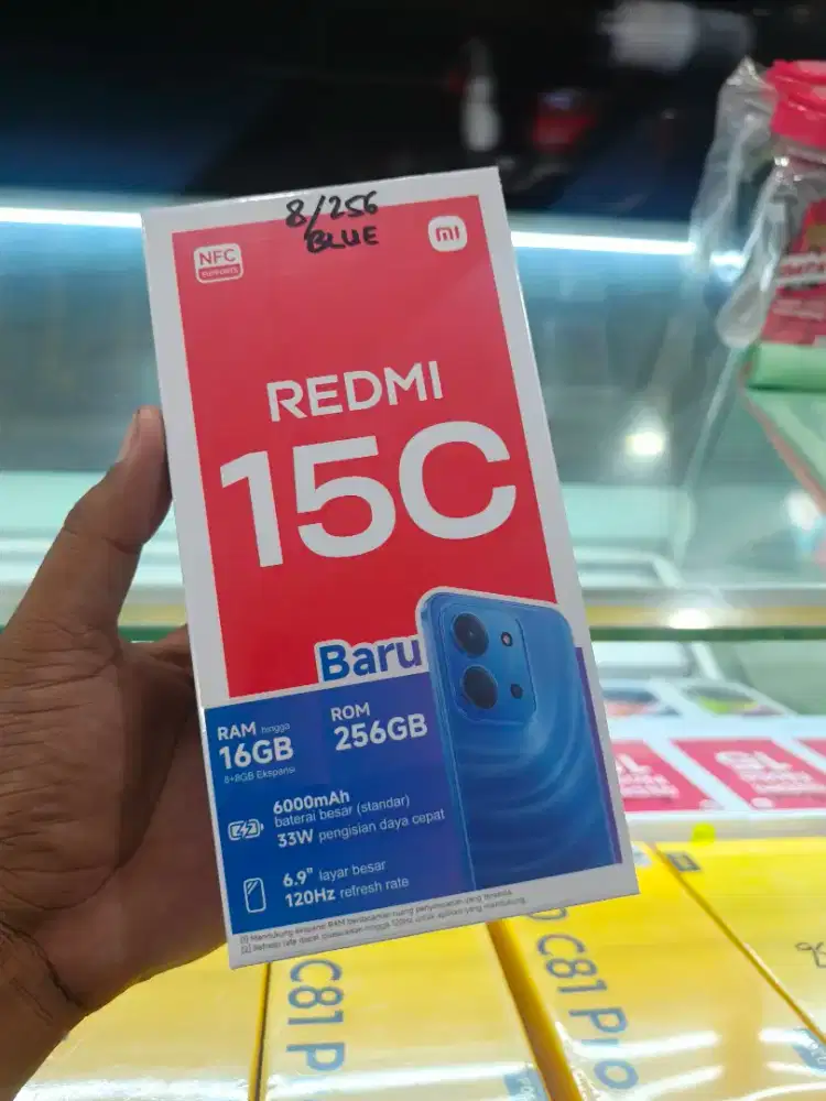 New Redmi 15c ram8/256 garansi resmi 1 tahun