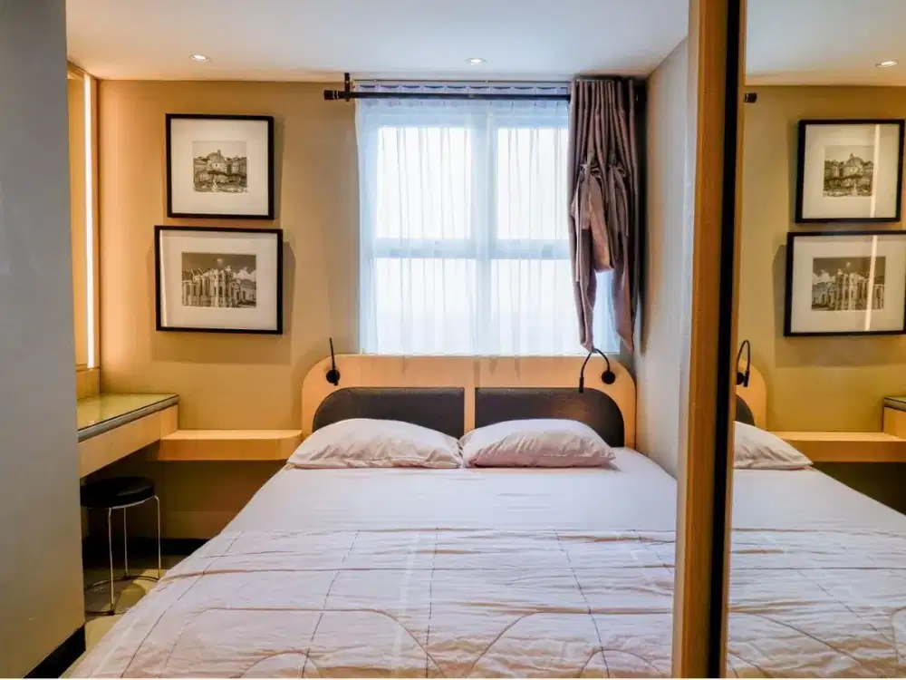 DISEWAKAN APARTEMEN AMOR PAKUWON CITY MALL LANTAI 20 - FULL FURNISHED MEWAH