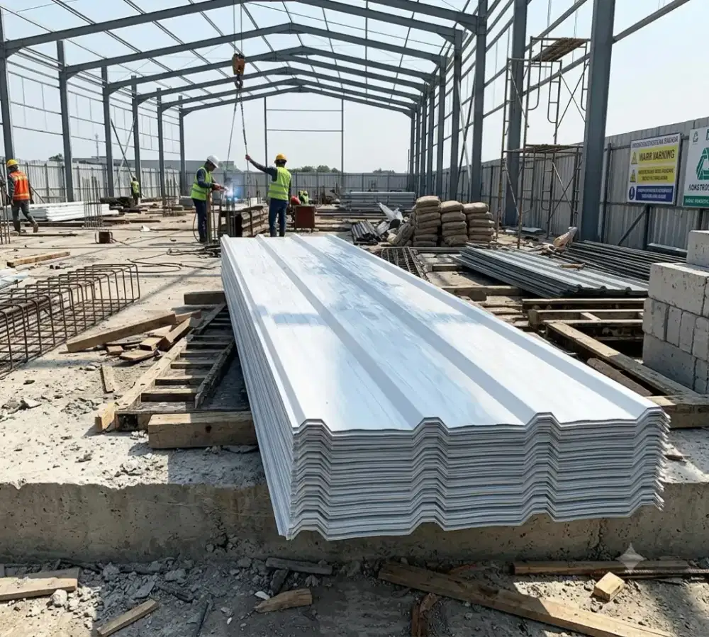 Atap Upvc Single Layer