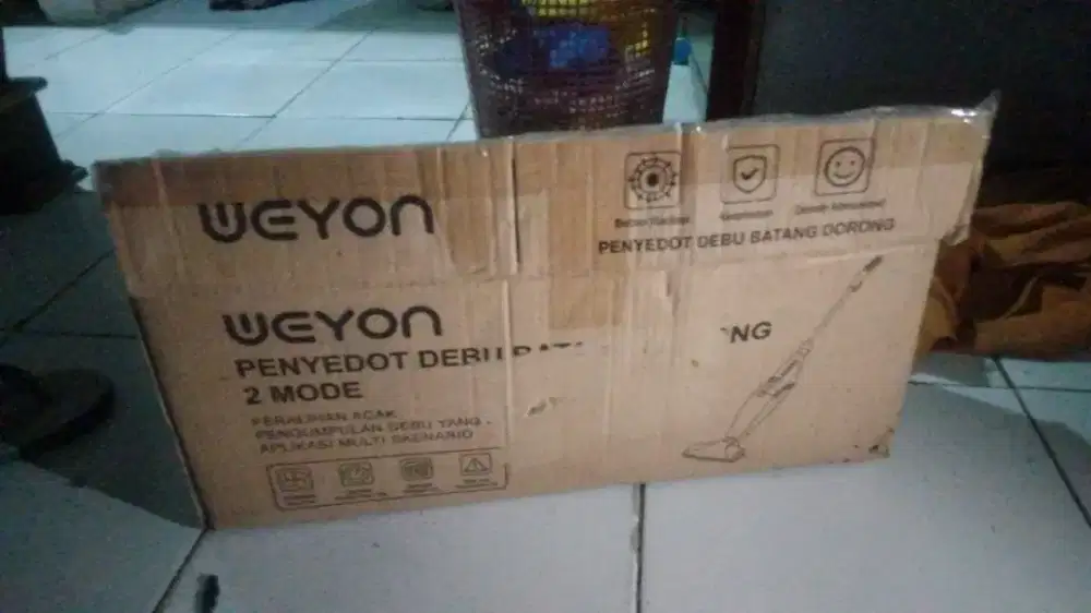 Penyedotan debu merek weyon 2 mode