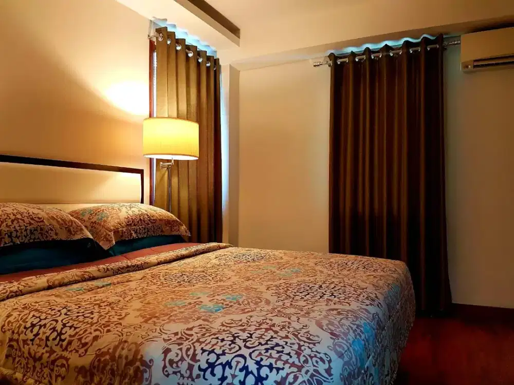 DIJUAL APARTEMEN COSMOPOLIS TOWER C LANTAI GROUND - FULL FURNISH - MEWAH