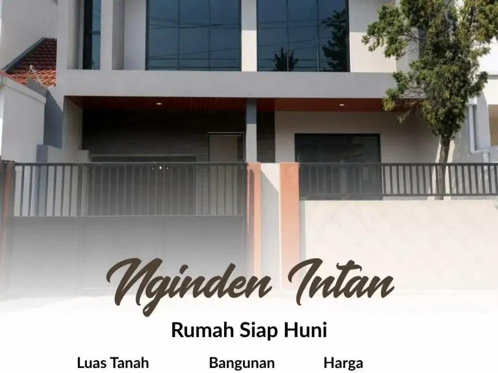 Rumah Nginden Intan, Siap Huni