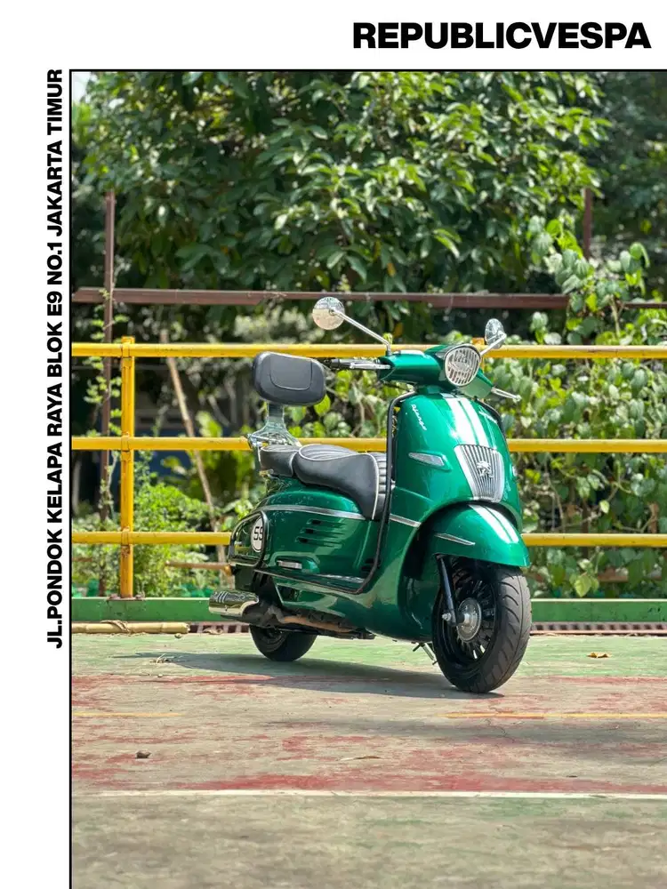 TERMURAH PEUGEOT DJANGO SPORTS 150 ABS TH 2022 WARNA RACING GREEN