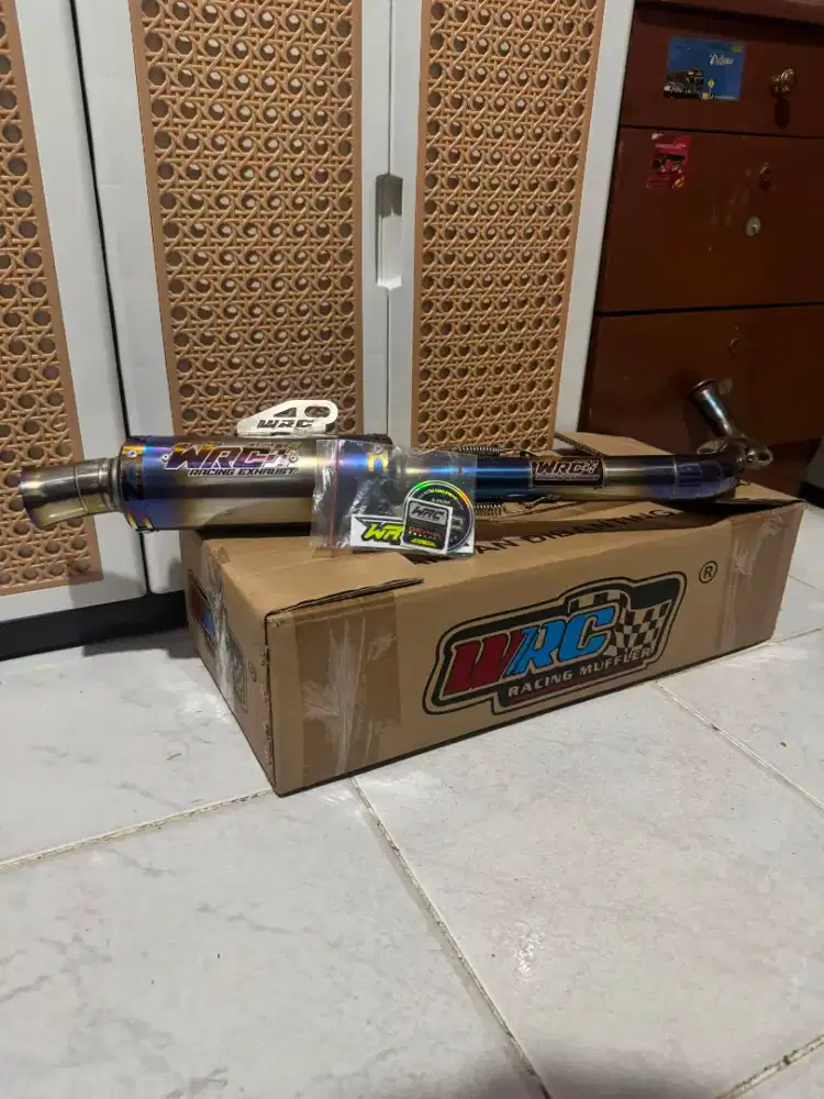 knalpot wrc bc02 sunblue (aerox new)