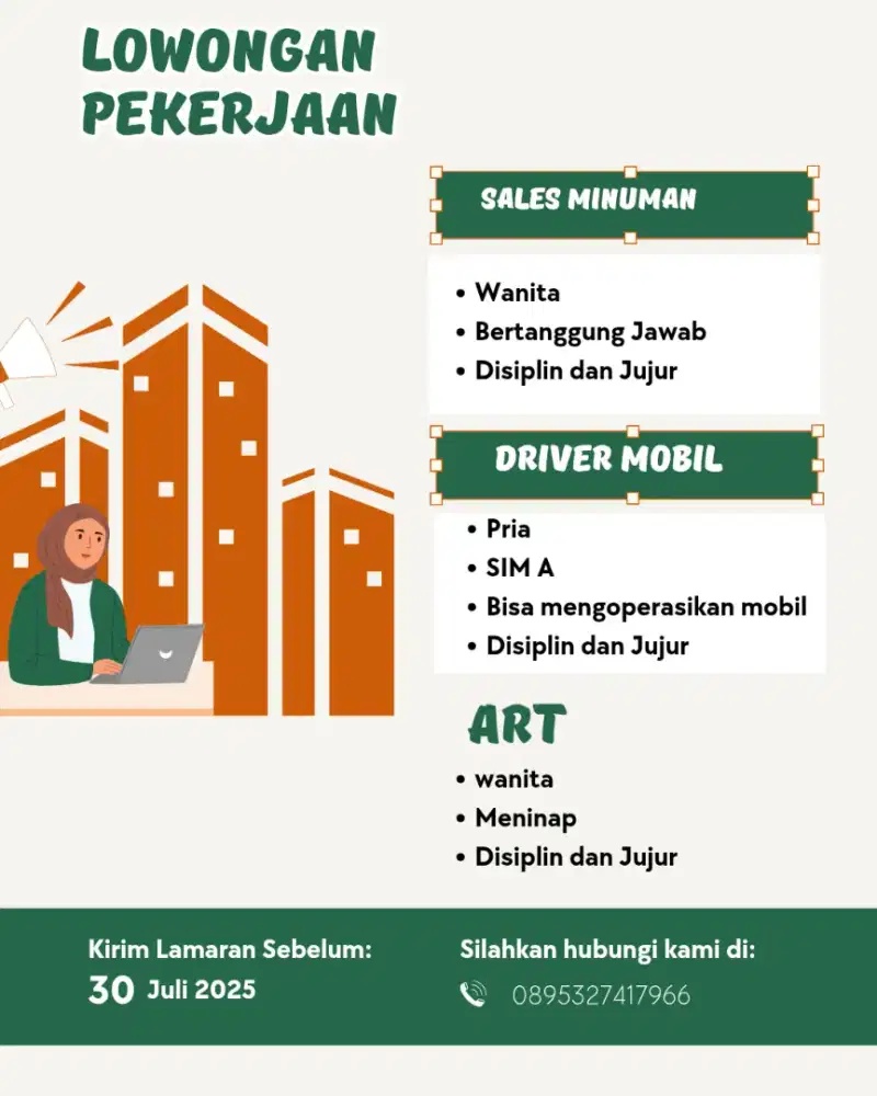 Lowker wanita ART