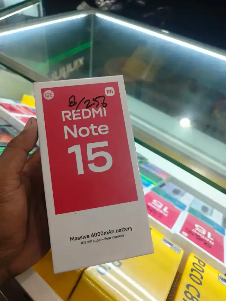 New Redminote 15 ram8/256 garansi resmi 1 tahun