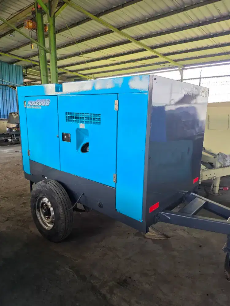 Dijual compressor airman 265 cfm engine yanmar