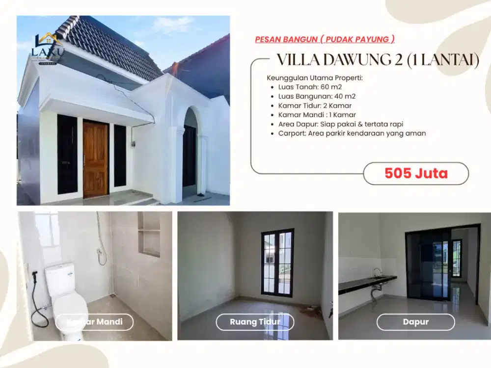 RUMAH CANTIK IDAMAN DI BANYUMANIK – VILLA DAWUNG RESIDENCE