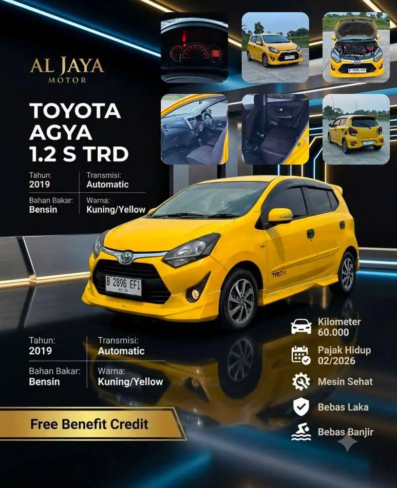 Toyota Agya 2017 Bensin