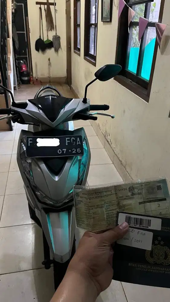 HONDA BEAT DELUXE SILVER CBS - ISS 110 CC thn 2021