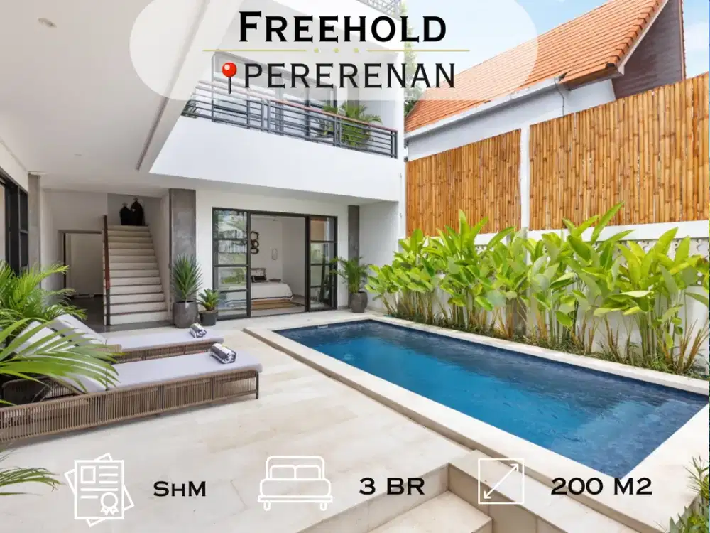 Modern Tropical Villa for Sale & Rent, Tumbak Bayuh, Pererenan