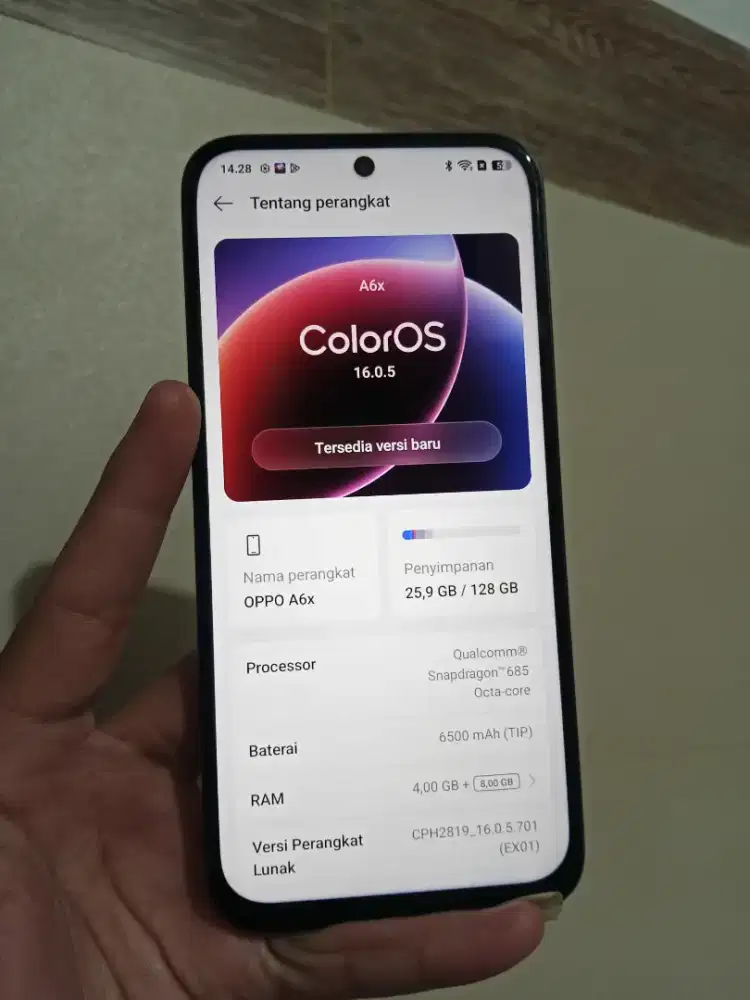 Oppo A6x 4+8/128