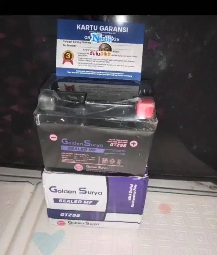 AKI Baru GS GTz5S (Aki Kering)