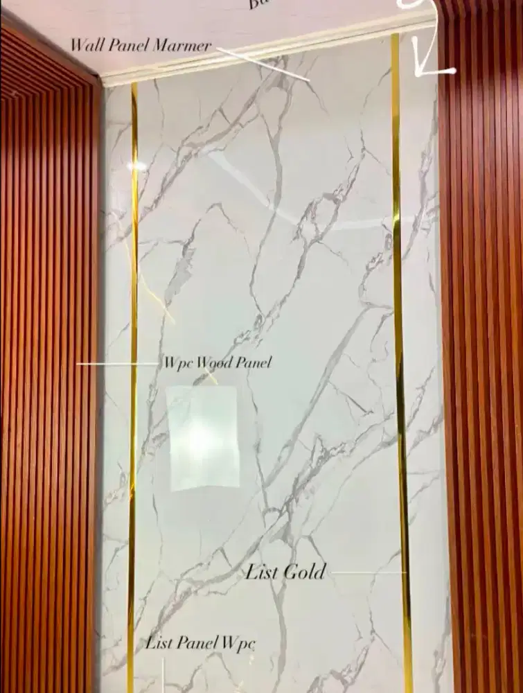 Wpc panel Pvc Marble
