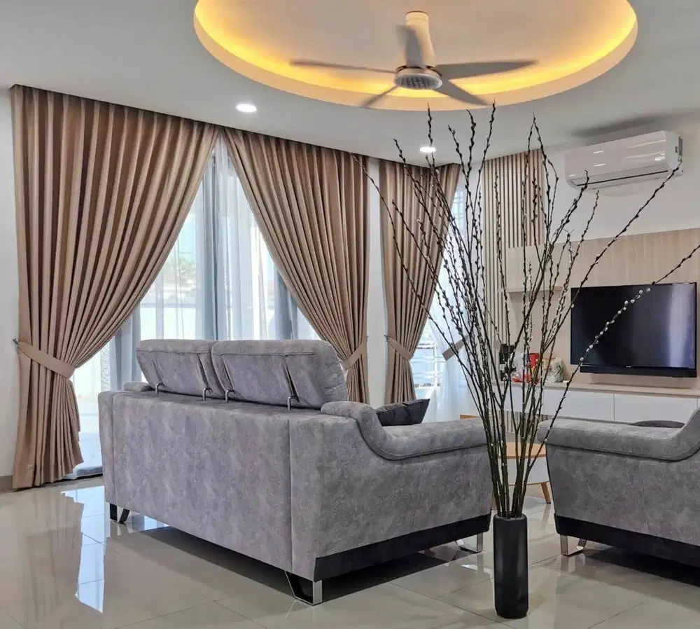 Jasa Buat gorden jendela pintu gorden blackout gordyn vitrase Gordyn