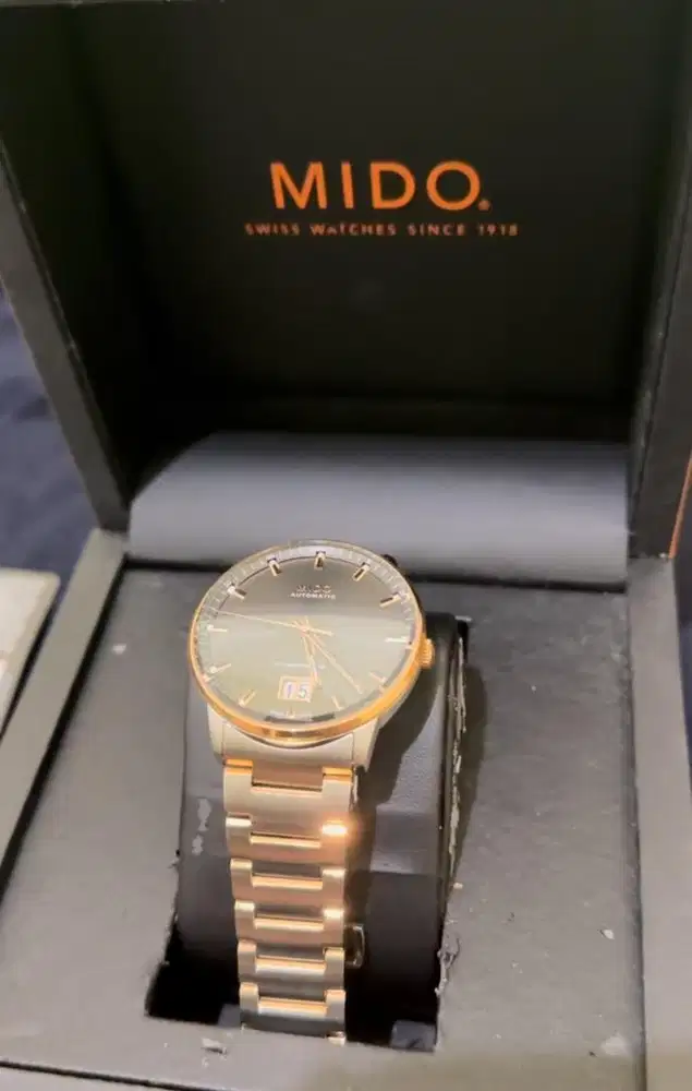 Jam Tangan Mido Commander Rose Gold